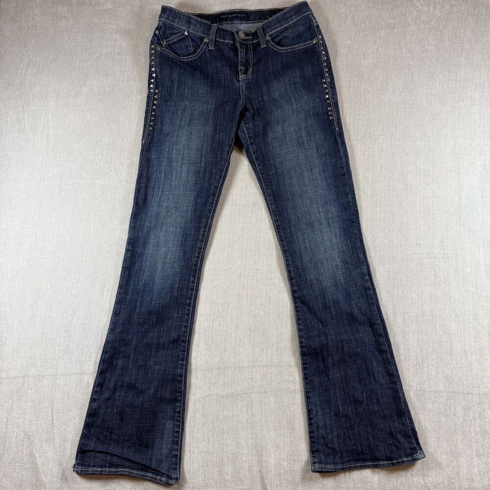 Rock & Republic Women's Denim Blue Kasandra Bootcut Jeans, Size 6, Stretch